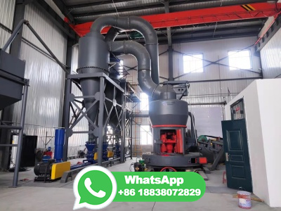 Coal Washing Plant, Equipment